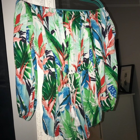 forever 21 floral romper - Picture 1 of 4